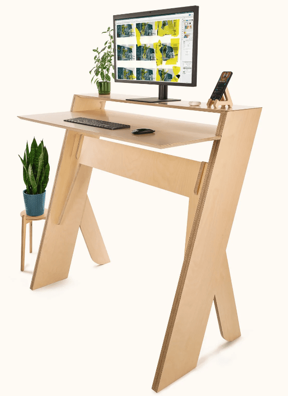Lambda adjustable height standing desk from work from home desks