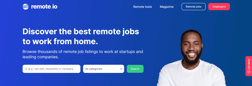 Remote.io jobs board